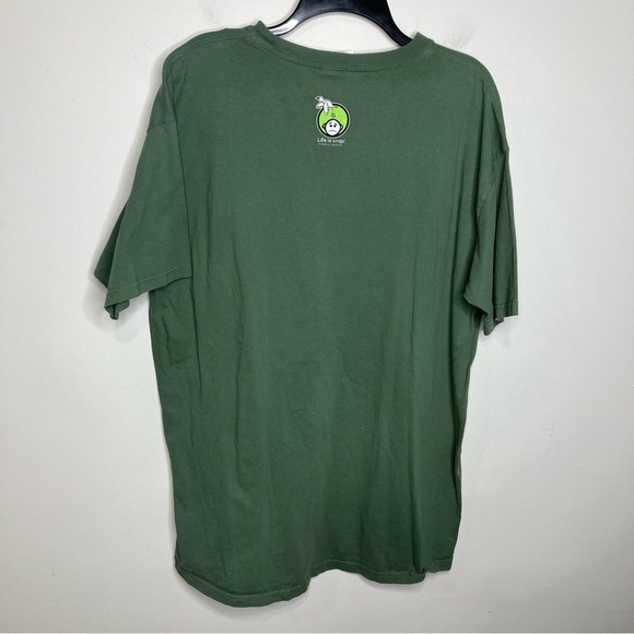 Life is Crap men’s funny t-shirt green golf size XXL - Picture 7 of 7
